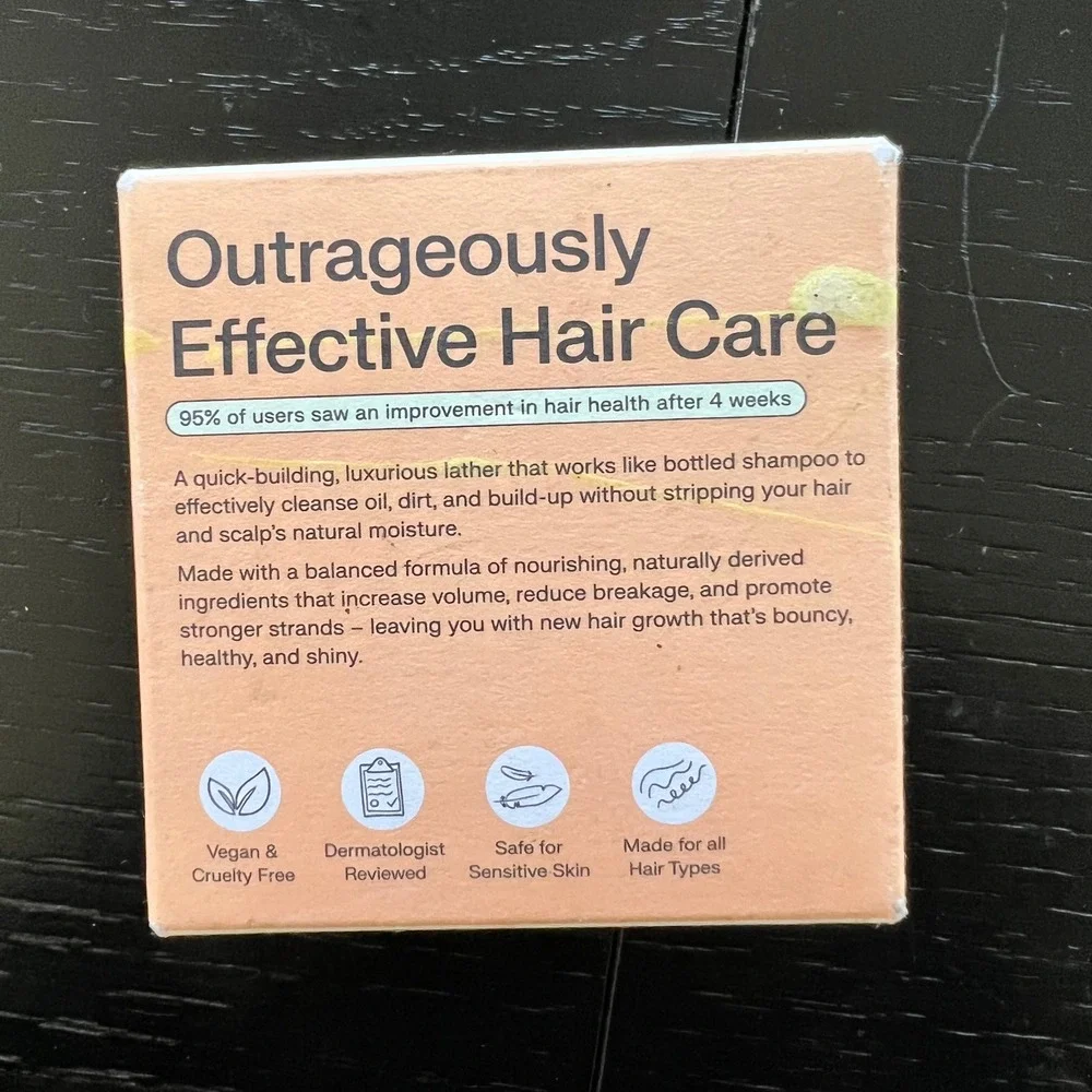 The Earthling Co Citrus Sun Shampoo Bar Strengthening Volumizing‎ 3oz New